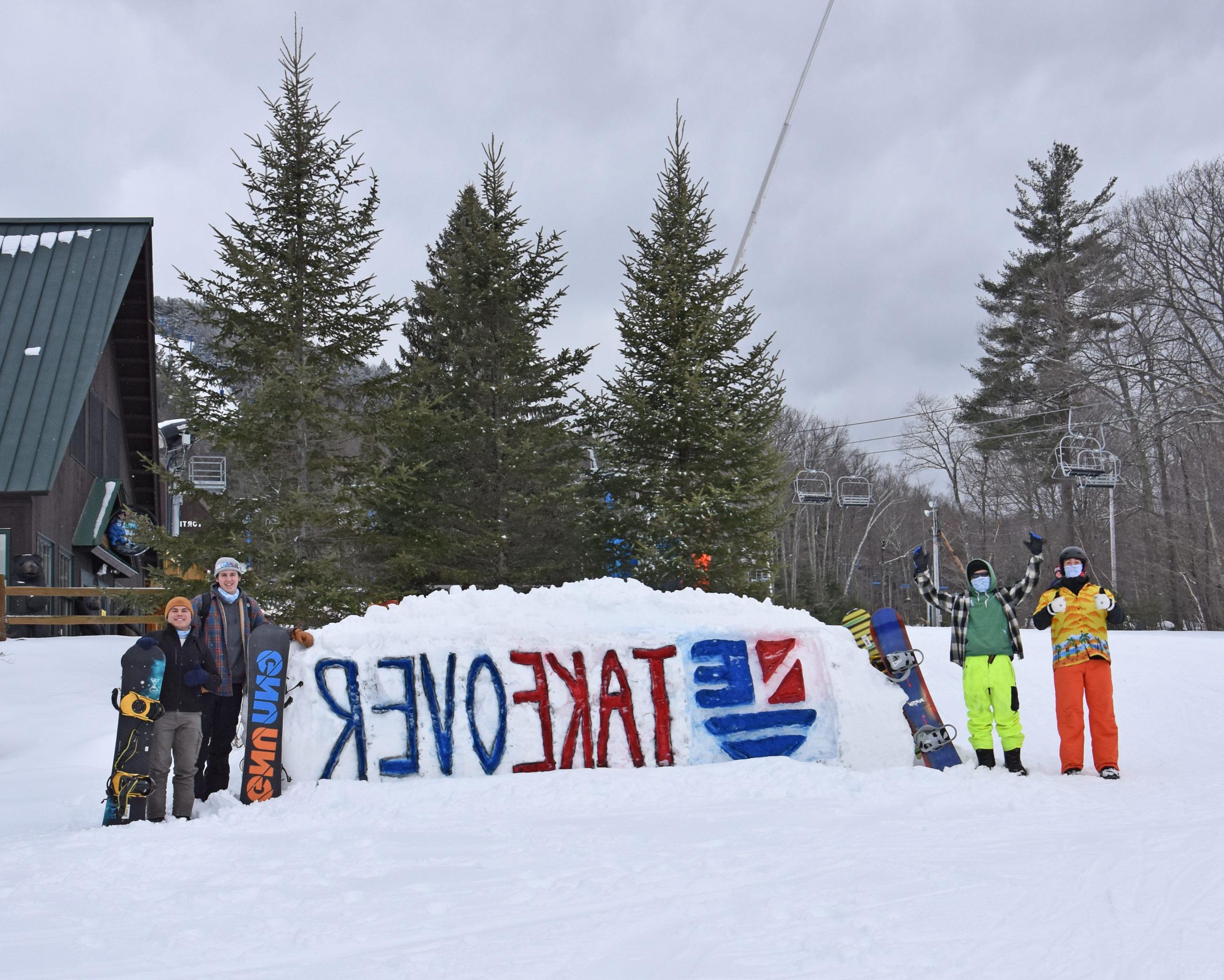 Students at Pats Peak Ski Area